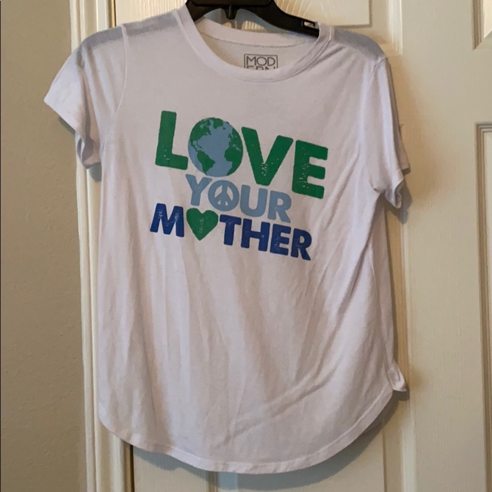 White T-shirt.